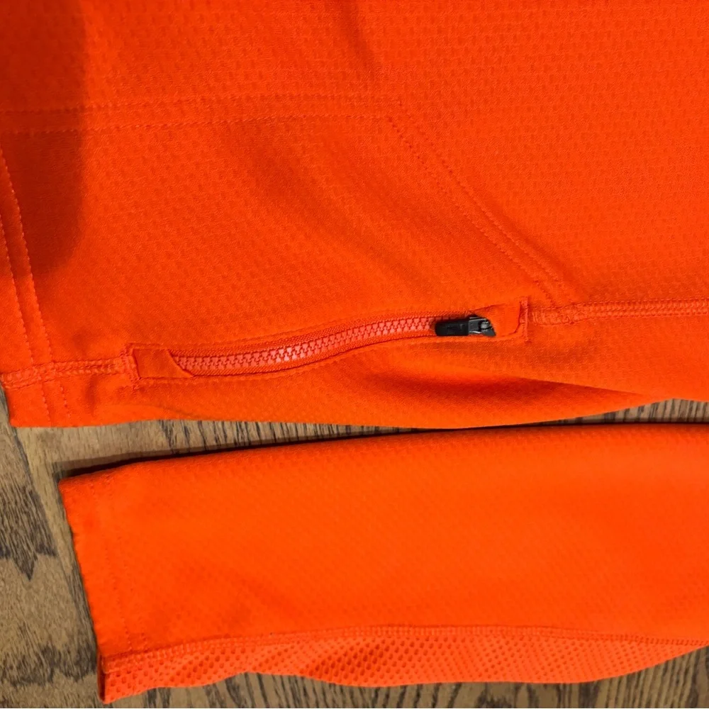 Nike Syracuse University Dri-Fit 1/4 zip orange men’s medium long sleeve